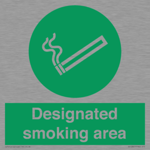 Designated smoking area